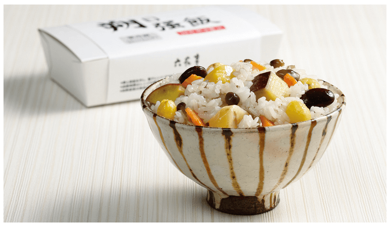 2022年10月の『朔日強飯(ついたちおこわ)』は「吹き寄せ」 | 六花亭ファン.com