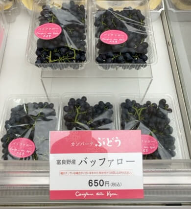 カンパーナぶどう「バッファロー」(2024年8月末)